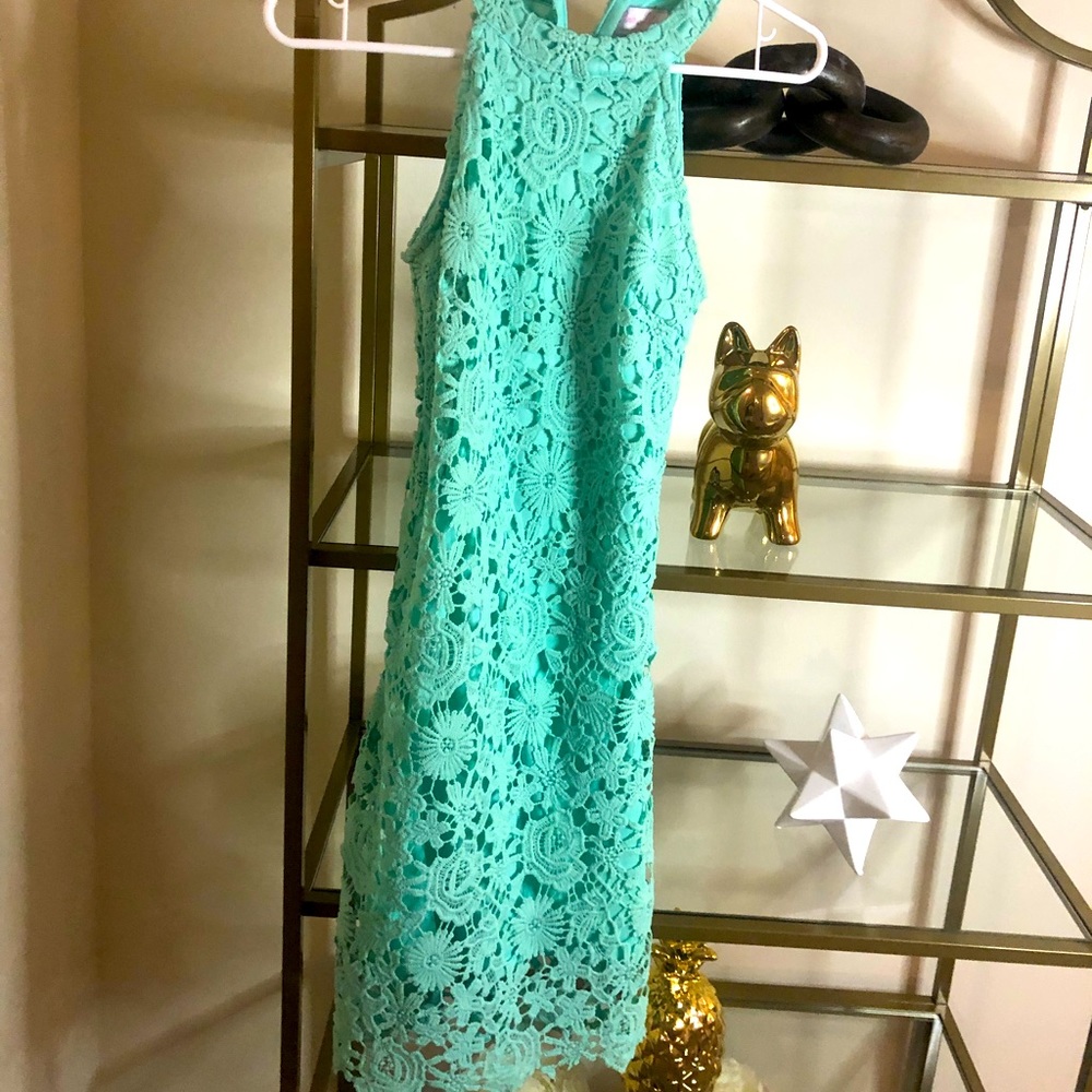 Pink lily dress size s